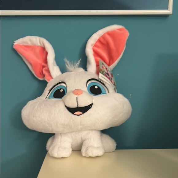 Other - White and Pink Bunny Plush Toy